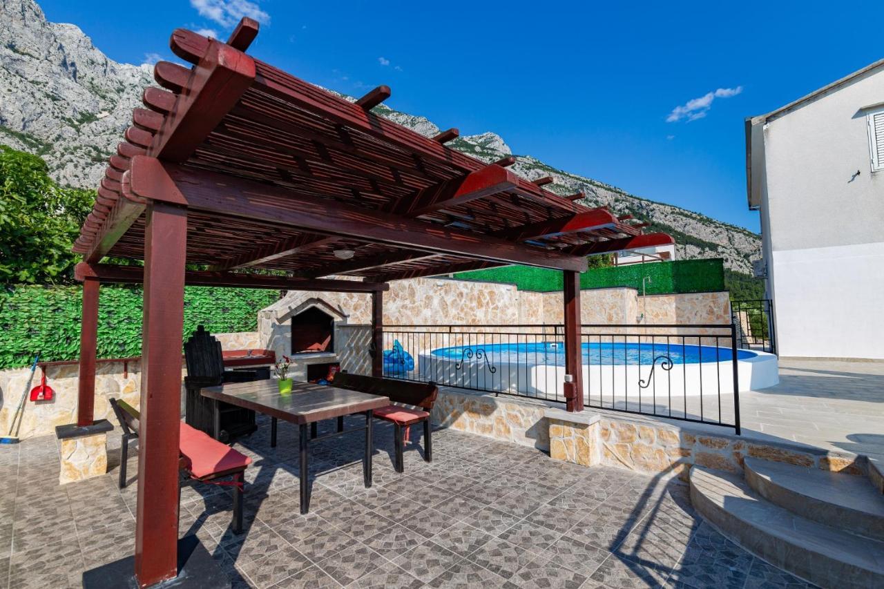 Navis Sea View Apartment With Pool Makarská Exteriér fotografie